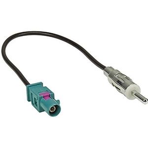 tomzz Audio 1500-032 Fakra (m) antenneadapterstekker naar din (m) stekker geschikt voor Audi, bmw, Citroen, Dacia, Fiat, Opel, Peugeot, Renault, Seat, Skoda, vw