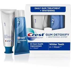 Crest Gum Detoxify + Whitening 2-staps tandpasta, 4,0 oz en 2,3 oz