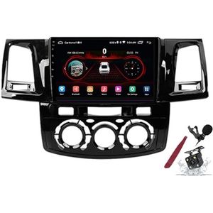 Android 15 autoradio voor T-oyota Fortuner/Hilux/Revo/Vigo(2007-2015) 9 inch 2K touchscreen 2000 * 1200 Android hoofdunit multimedia speler met CarPlay GPS-navigatie BT 5G WiFi DSP SWC,Y3