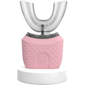 Elektrische Tandenborstel, U-vormige Automatische Tandenborstel 360° Reiniging, Draadloos Opladen 3 Opruimmodi, Wasbaar Voor Thuis, Voor Tweeërlei Gebruik,C