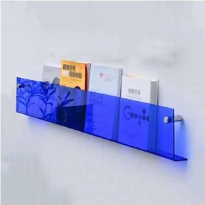 Wandplanken, Onzichtbare acryl zwevende wandplank, aan de muur gemonteerd, transparant 5 mm dik badkamer/woonkamer/slaapkamer displaystandaard (Color : Style3, Size : 90cm/35.4in)