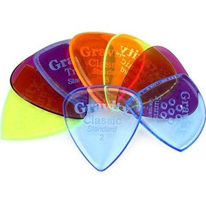Gravity Guitar Picks GVARST Variety Pack Standard 8-Pack - Plectrum set