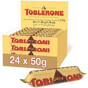 24 x Chocolade Reep Toblerone Melk Geel 50 gram