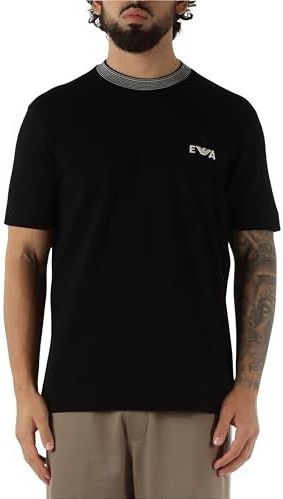 Emporio Armani, Heren, Tops, Zwart, Maat: XL Katoen,