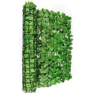 blumfeldt Fency Bright Leaf - privacybescherming, windbescherming, geluidsbescherming, 300 x 150 cm, beukenblad, geplastificeerd gaas, maaswijdte 6 x 6 cm, flexbinder voor bevestiging, lichtgroen