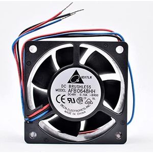 AFB0648HH-BR00 6025 48V 0.10A server inverter chassis cooling fan