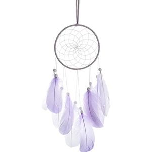 HDDH Dromenvanger, Handgemaakte Veer Dromenvanger, Boho Dream Catcher Ornament voor Slaapkamer Thuis Decoratie Mobiele Muur Opknoping Decoratief Meisjes Kinderen Cadeau (Lief)