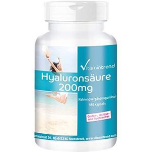 Hyaluronzuur 200mg - 180 capsules - veganistisch - hoge dosering - bulk | Vitamintrend®