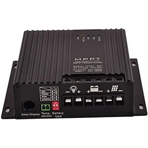 Zonne-laadregelaar, Controller 1 2V/24V 20A for verzegeld, GEL, Of lithium-ion slimme ondersteuning Bluetooth LCD MPPT Zonne -laadcontroller(20A LCD BT)
