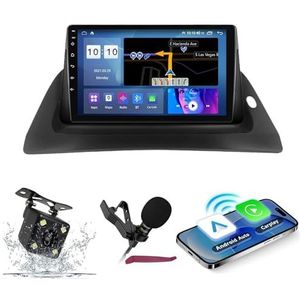 Android 14 Autoradio Navi voor R-enault kangoo (2015-2018) 9 ""QLED-scherm autoradio met draadloze Carplay Android Auto GPS-navigatie met Bluetooth5.0 HIFI FM 5G-WiFi SWC RDS MIC,M150s