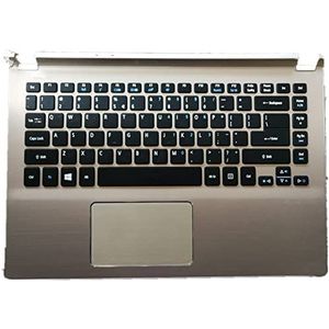 Laptop omhulsel rond toetsenbord & Toetsenbord & Touchpad Voor For ACER For Aspire V7-481 V7-481G V7-481P V7-481PG Zilver Verenigde Staten Lay-out