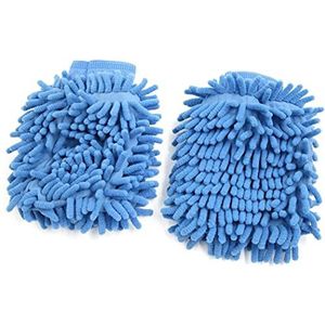 XYWHPGV 2st Blauwe Mircofiber Chenille Washandschoen Afstoffen Schoonmaak Tool Mouw Universeel voor Auto(c4a05 4dd51 5e7ae 27a8e b1755 61347