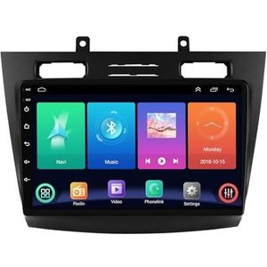 Dubbele DIN Android 14 autoradio voor Ford Transit Connect 2005-2014 9 Duim QLED Touch screen-met Draadloze Carplay Android Auto GPS navigatie 4G WiFi Stuurwielbediening achteruitrijcamera(P3 WIFI 4-C