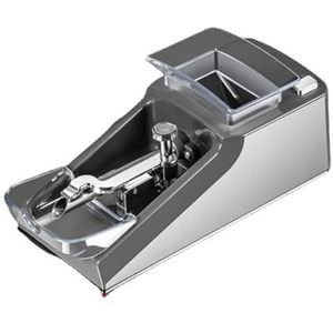 rolmachine, 8MM volledig automatische huishoudelijke elektrische tabaksvulmachine met hoog vermogen, cadeau for mannen(Grey)
