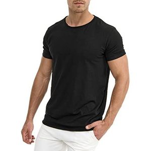 INDICODE Heren Willbur T-shirt met ronde hals Black XX-Large