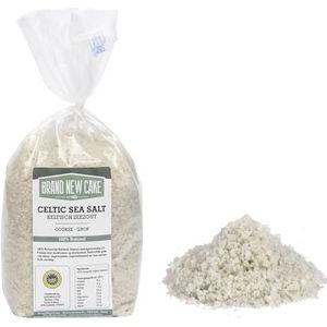 BrandNewCake® Keltisch Zeezout Grof 1kg- Licht Vochtig - Celtic Sea Salt Coarse - Keltische Zout - Natural Salt