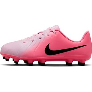 Nike Jr Legend 10 Club FG/MG voetbalschoenen, roze schuim/zwart, 37,5 EU, Roze schuim zwart, 37.5 EU