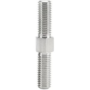 304 roestvrijstalen zeskantschroeven en bouten met dubbele kop, linker- en rechterschroeven(50mm,M10)