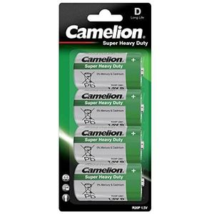 Camelion 10000420 Super heavy duty batterijen R20/mono/4-pack
