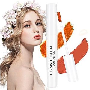 Lippenvlek loslaten, Lip Peel Off Lip Tint, Hydraterende Non-stick Cup Lipstick, Zweetbestendige Lippenbalsem voor Dames Meisjes, Voorkom schrale lippen Qihuyi