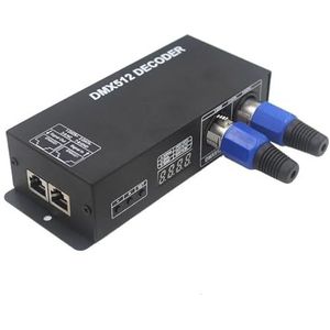 Dmx 512 digitale display decoder, 3CH 4CHx8A dimmen driver Dmx512 controller, geschikt voor tape lichtstrip DC12-24V (kleur: DMX512 3CH x 8A)