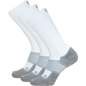OrthoSleeve 3 paar sokken voor diabetici en neuropathieën, Crew White, Large
