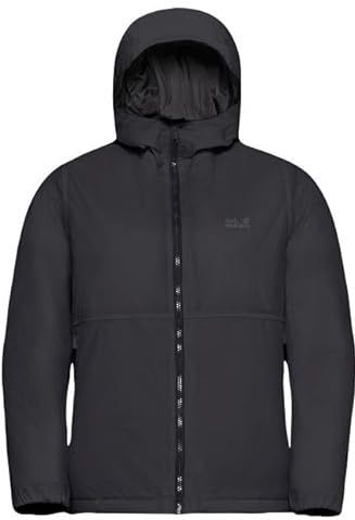 Jack Wolfskin - Winterjack PAMIR JKT W - Zwart - Met Capuchon - Waterdicht