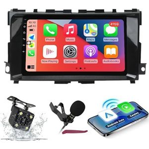 Android 14 Autoradio Navi voor N-issan Teana (2013-2018) 9 ""Schermradio met draadloze carplay Android Auto GPS Navigatieondersteuning Bluetooth 5.0 HIFI FM 5G-WiFi SWC MIC,M100s