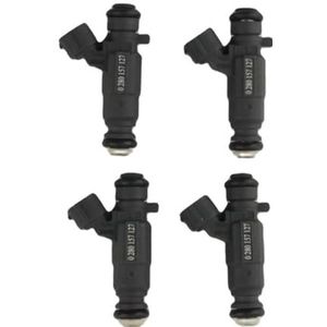 Brandstofinjector Benzine-injectiesproeiers Voor 208 1.0L 1.2L 0280157127 9676017480 4 Stuks Brandstofinjector