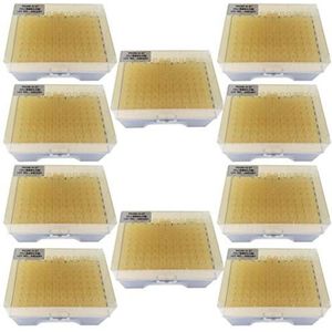 200 µl pipettippen, 200ul universele pipettips DNAse en RNAse vrij, sterileerd (10 rekken, 960 tips)