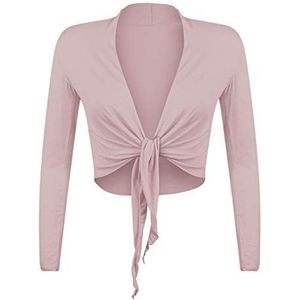 Gloop Damesbolero met lange mouwen, elegante en mooie bolero die kan worden dichtgeknoopt