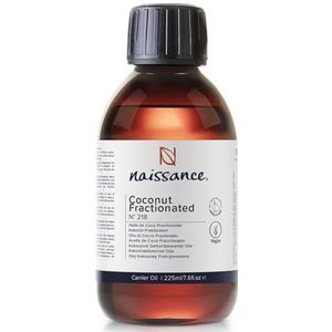 Naissance Gefractioneerde Kokosolie (Nr. 218) 225ml - Zuiver, Natuurlijk, Vloeibaar, Voedend & Verzorgend voor Haar, Gezicht, Huid, Nagels, Alle Huidtypen - Veganistisch