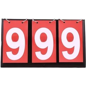 Scorebord， Score Keeper, Volleybal Basketbal Tennis Tafeltennis Scoreborden(3 Digit Red)