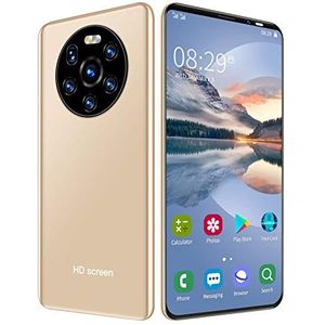 Mate40 Pro ontgrendelde mobiele telefoon, voor Android 6 5.45in HD Full Screen Dual SIM 3G Smartphone, Dual-Core CPU, 1GB + 8GB, 2200mAh-batterij, dubbele camera's, gezichtsherkenning(Goud)