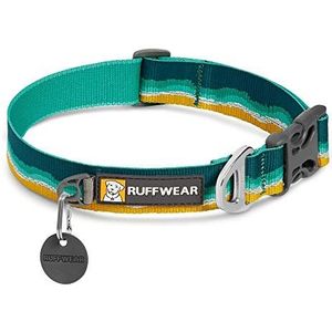 RUFFWEAR Crag hondenhalsband, reflecterende en comfortabele halsband voor dagelijks gebruik, zeeschum, 11""-14