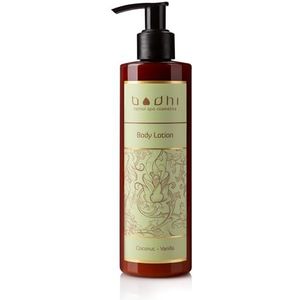 BODHI® Bodylotion kokos en vanille 250 ml | vochtverzorging voor droge huid, after-sun-verzorging, in biologische kwaliteit, 98% natuurlijk