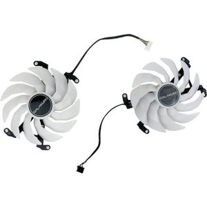Koelventilator 102MM GFY10015H12SPA 4PIN 6PIN Voor KFA2 voor Galax voor GeForce RTX 3060 3060Ti 3070 3070Ti EX Witte grafische kaartventilatoren(4pinand6pin)