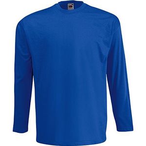 Fruit of The Loom T-shirt voor heren Valueweight lange mouwen T