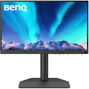 BenQ SW272Q Photographer Monitor (Aqcolor Technologie, 27 inch, 2K, AdobeRGB/DCI-P3/Display P3, USB-C, 1,07 miljard kleuren, Wireless hotkey-puck, Compatibel met MacBook/Windows)