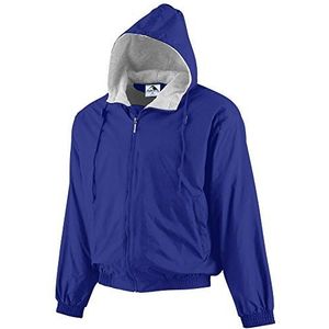 Augusta Sportswear Meisjes Paars Jeugd Hooded Taft Jas/Fleece Gevoerd L, L