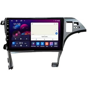 Android 14 GPS Navigation Stereo voor Toyota Prius XW30 2009-2015 9 Inch 2 Din Car Stereo Radio met CarPlay AHD Omgekeerd beeld Bedieningselementen op het stuur Bluetooth(A,S1 1G+32G)