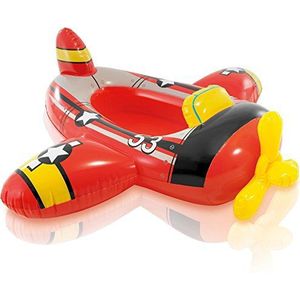 Warenhandel König Kinderboot, rubberboot, rubberboot voor zwembad, zwembad, cruiser, vliegtuig rood