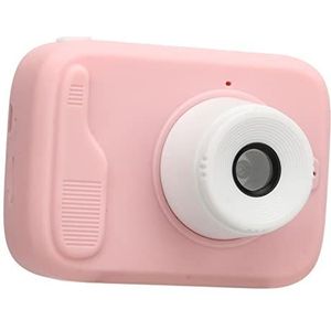 Kids Camera, Draagbare Peuter Digitale Videocamera 20MP Dual Front Achtercamera Diverse Filterfuncties MP3 Functie 2 Inch met Flitslicht voor Reizen (Roze)