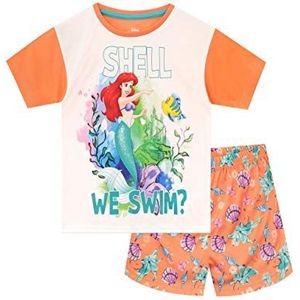 Disney Meisjes De kleine zeemeermin Pyjama's The Little Mermaid Oranje 152