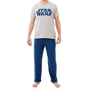 Star Wars Heren Logo Pyjama's Blauw XX-Large