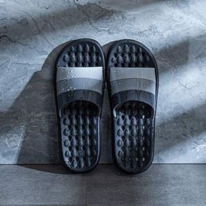 Dames sandaal Douche Slippers met drainage gaten Quick Drying Badkamer Massage Slippers Soft Sole Open Toe Huispantoffels for mannen en vrouwen Vrouwen schoenen(D,43-44)