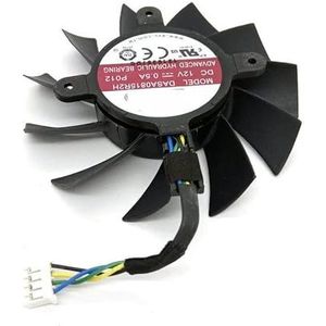 FOR NVIDIA for GTX460 550TI AVC four-pin video card cooling fan DASA0815R2U DASA0815R2H(DASA0815R2U)