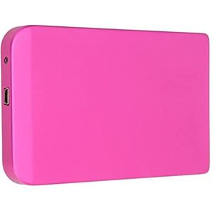 Behuizing Harde Schijf, Ultradunne LED-indicator USB2.0 480 Mbps SSD Harde-schijfbehuizing voor 2,5 Inch (Rood)