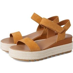 Sorel Cameron Flatform sandaal, dames, rubber, Canyon Gold 16, 42 EU, Rubber Canyon Gold 16, 42 EU