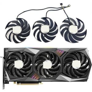 RX 6800XT X TRIO GPU-ventilator, voor MSI voor RTX 3060 3060TI 3070 3070TI 3080 3080TI 3090 GAMING Grafische kaartkoelventilator(1SET)